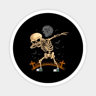 Halloween Dabbing Skeleton Magnet